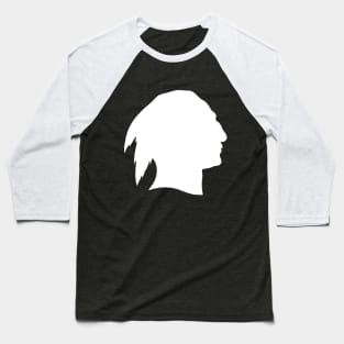 Brave Head White Baseball T-Shirt